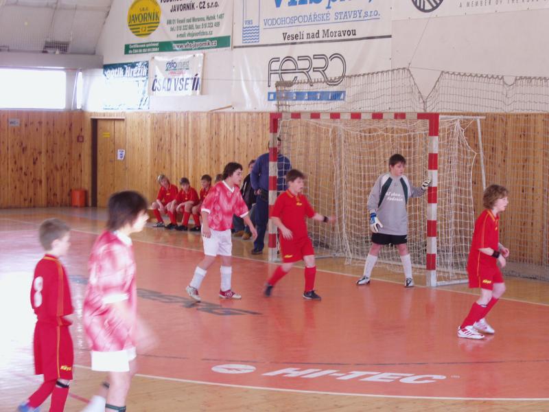 Mladší žáci na turnaji ve Veselí nad Moravou ( 17.2.2007 )